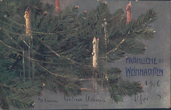 Fröhliche Weihnachten Vorderseite