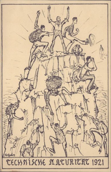 Technische Maturität 1921 Vorderseite