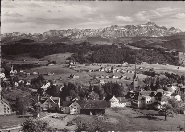 Teufen mit Säntis