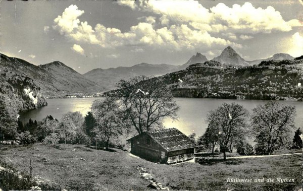 Rütliwiese und die Mythen Vorderseite