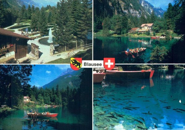 Blausee bei Kandersteg Vorderseite