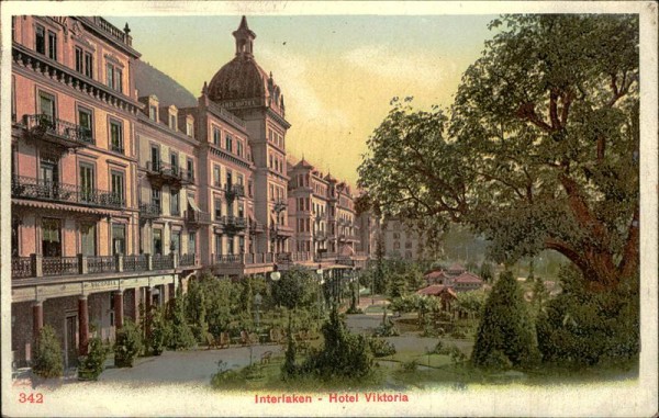 Interlaken - Hotel Viktoria Vorderseite