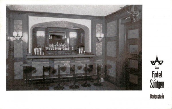 Bar im Hotel Sontgen,Badgastein Vorderseite