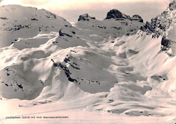 Jochpass  mit Wendenstöcken. 1946 Vorderseite