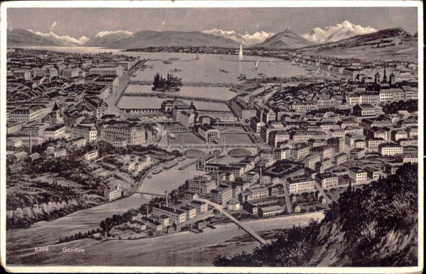 Stadt Genf Vorderseite