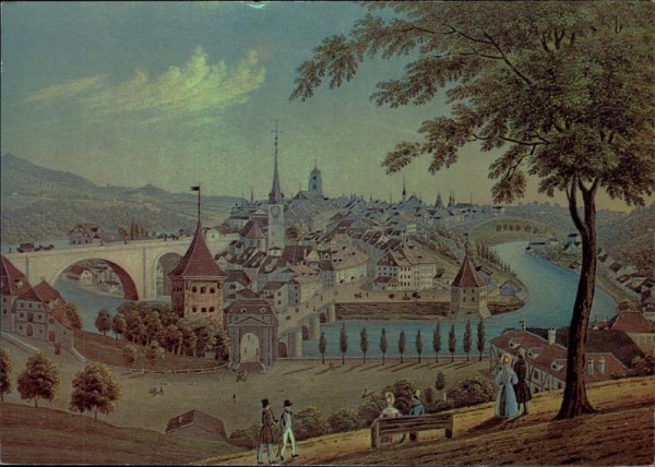 Bern, nach einem alten Stich, REPRODUKTION Vorderseite