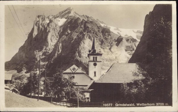 Grindelwald, Wetterhorn Vorderseite