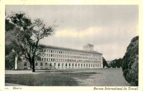Genève, Bureau International du Travail Vorderseite