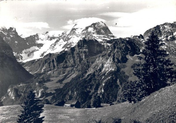 Braunwald/Gl. Blick auf Bifertenstock  Vorderseite