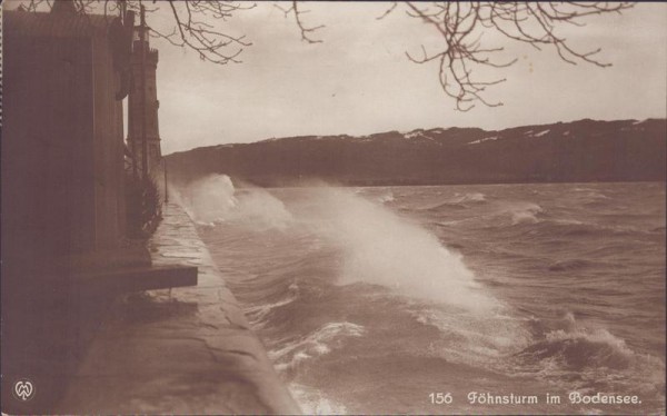 Föhnsturm im Bodensee Vorderseite