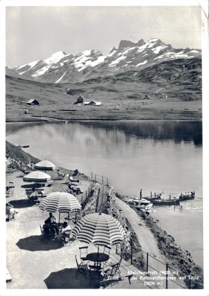 Melchseefrutt, Blick von der Reinhard-Terasse auf Titlis Vorderseite