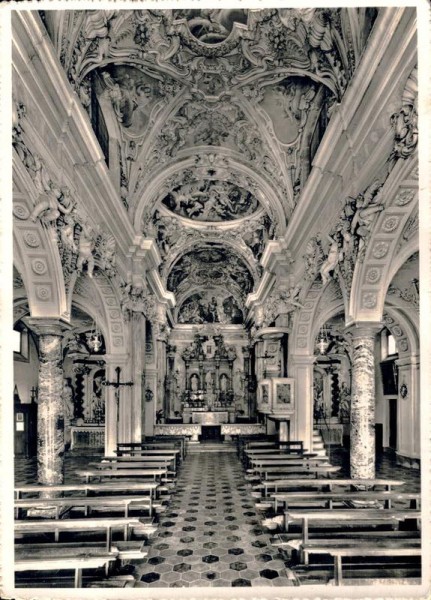 Bissone. Interno della Chiesa Parrocchiale Vorderseite