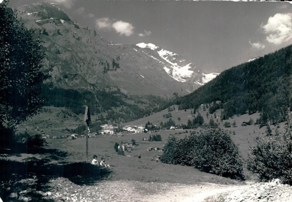 Leukerbad mit Balmhorn Vorderseite
