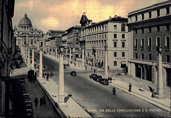 Roma Via della Conciliazione E S.Pietro