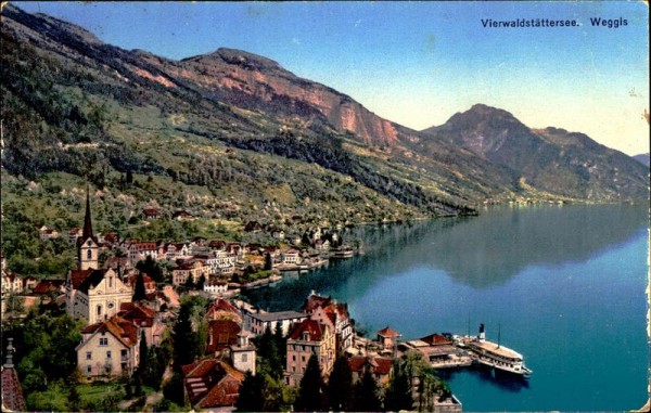 Vierwaldstättersee. Weggis Vorderseite