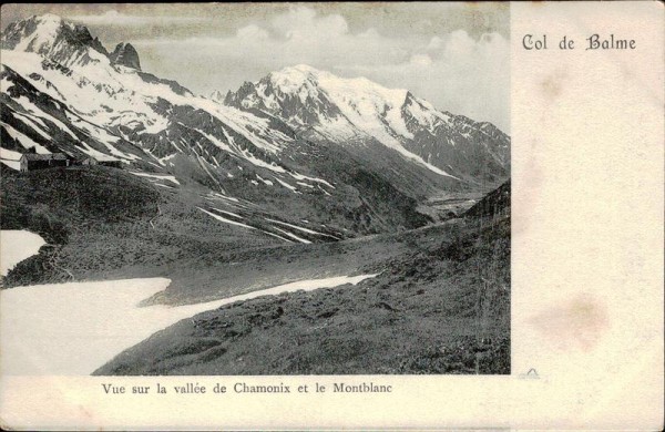 Col de Balme Vorderseite