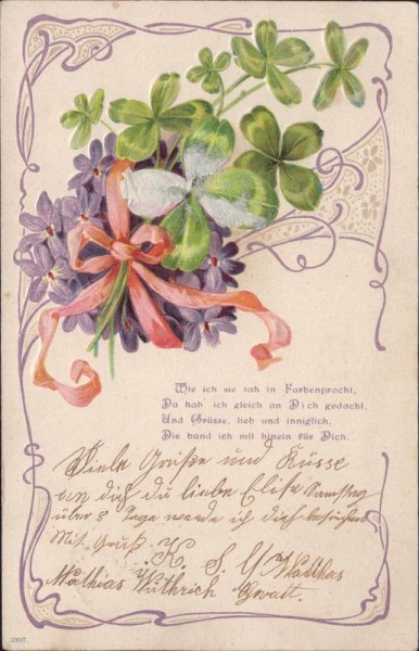 Wie ich sie sah in Farbenpracht... Vorderseite