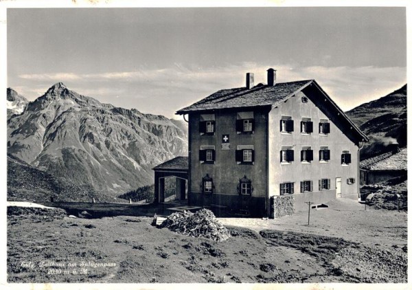 Eidg. Zollhaus am Splügenpass Vorderseite