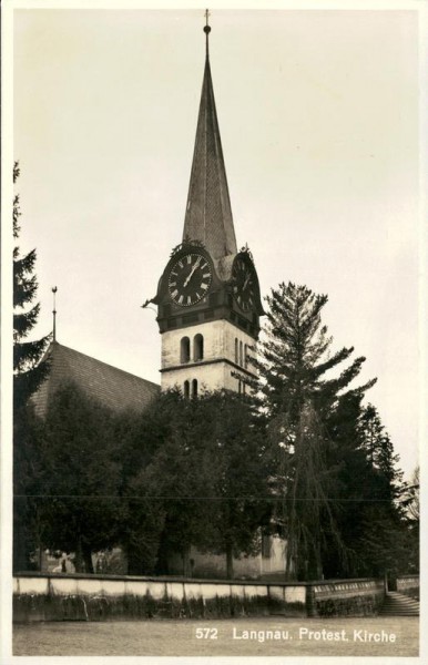 Langnau, Potest. Kirche Vorderseite