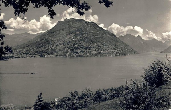 Lago di Lugano. Monte Brè Vorderseite