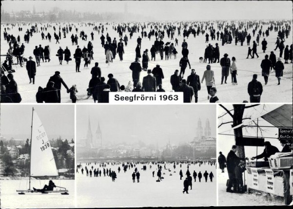 Zürich, Seegfrörni 1963 Vorderseite