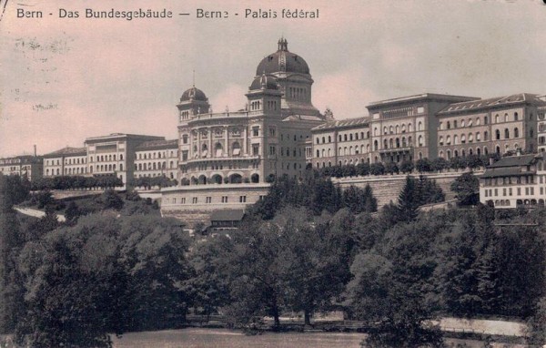 Bern, Das Bundesgebäude Vorderseite