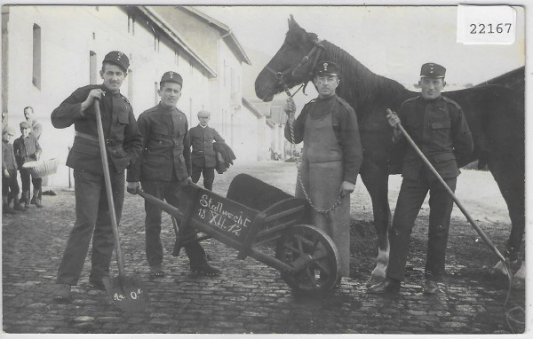 Armee Suisse - Stallwacht 13. XII. 1912