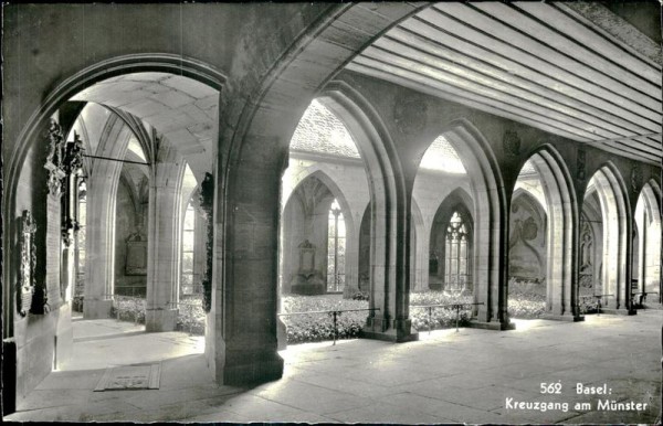 Basel/Kreuzgang am Münster Vorderseite