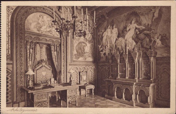 Neuschwanstein, Arbeitszimmer