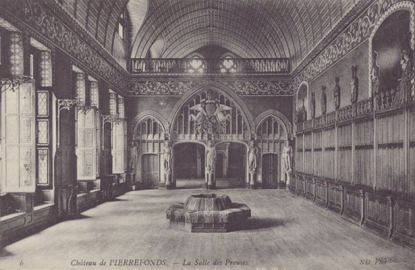 Chateau de Pierrefonds, La Salle des Preuses