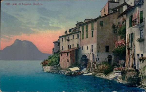 Lago di Lugano/Gandria Vorderseite