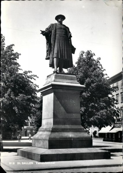 Vadiandenkmal in St. Gallen Vorderseite