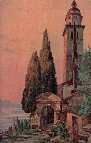 Morcote, Lago di Lugano Vorderseite