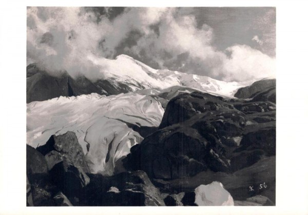 Gletscher am Sustenpass Vorderseite