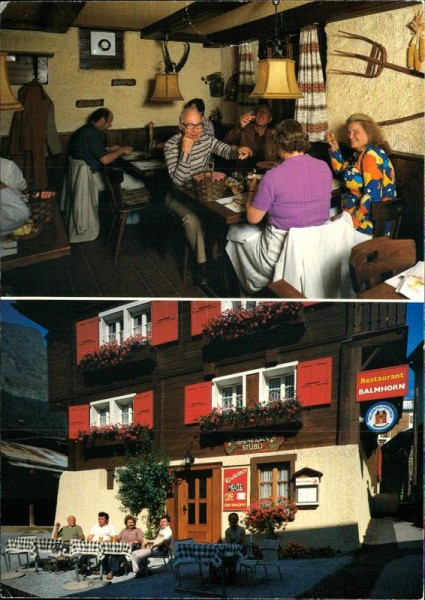 Balmhorn, Restaurant Vorderseite