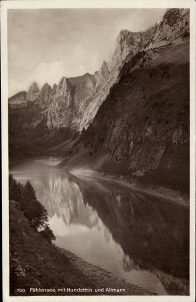 Fählensee mit Hundstein und Altmann