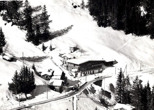 Chalet Sigrist, Mürren BO - Flugaufnahmen Vorderseite
