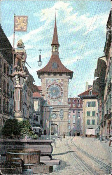 Zytglogge - Bärenbrunnen (Bern) Vorderseite
