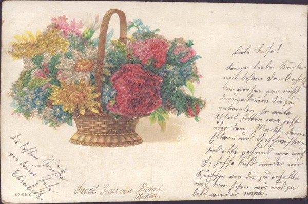 Blumenkorb Vorderseite