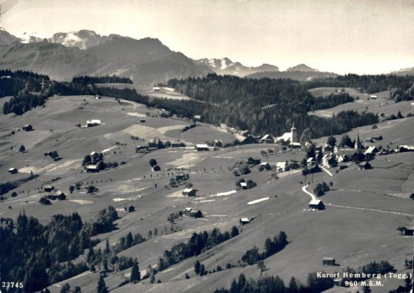 Kurort Hemberg Toggenburg Vorderseite