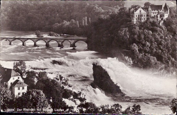 Der Rheinfall mit Schloss Laufen