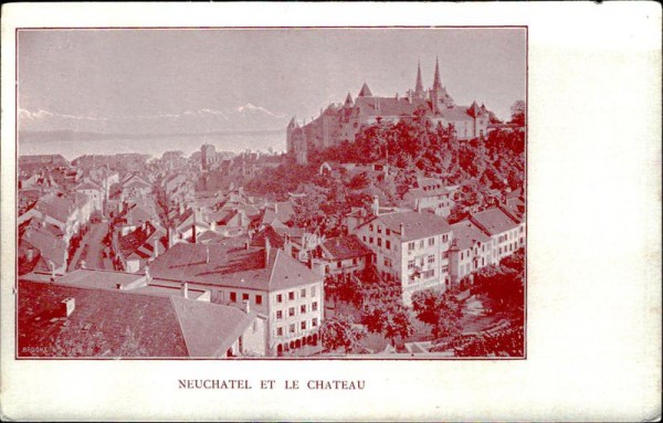 Château de Neuchâtel Vorderseite