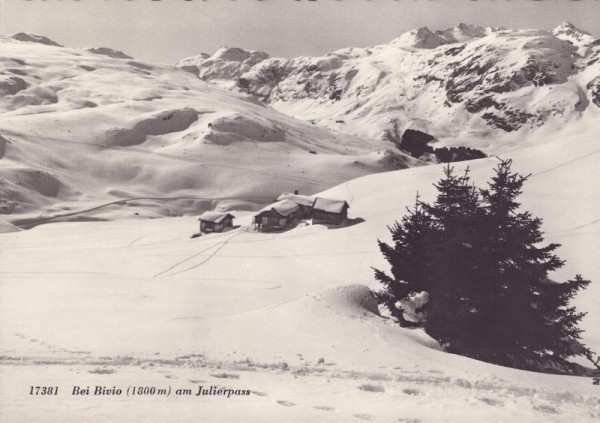 Bei Bivio am Julierpass Vorderseite