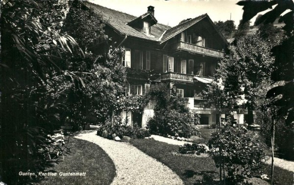 Gunten, Pension Guntenmatt Vorderseite
