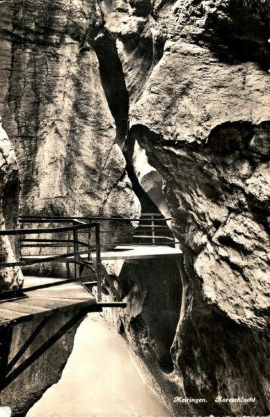 Aareschlucht, Meiringen Vorderseite