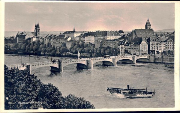 Basel/Mittlere Rheinbrücke Vorderseite