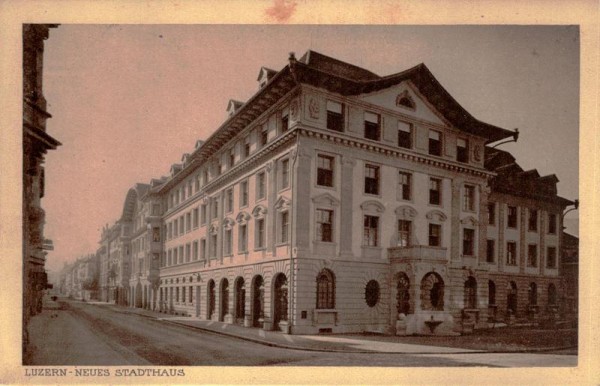 Luzern, Neues Stadthaus Vorderseite