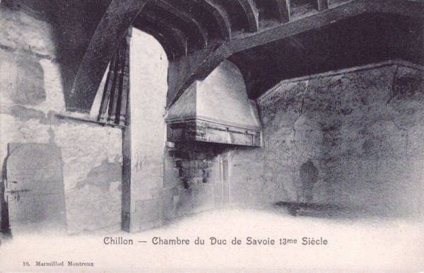 Château Chillon - Chambre du Duc de Savoie 13me Siècle