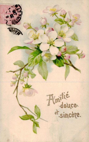 Amitié douce et sincère Vorderseite