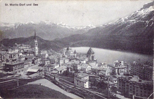 St.Moritz - Dorf und See